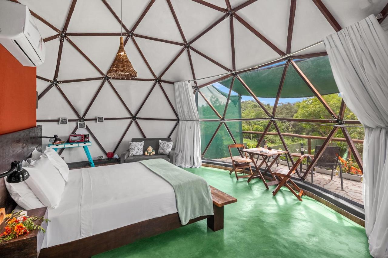 Glamping Serra Da Canastra - Casinha De Hortela - Domo Embauba Delfinópolis Zewnętrze zdjęcie