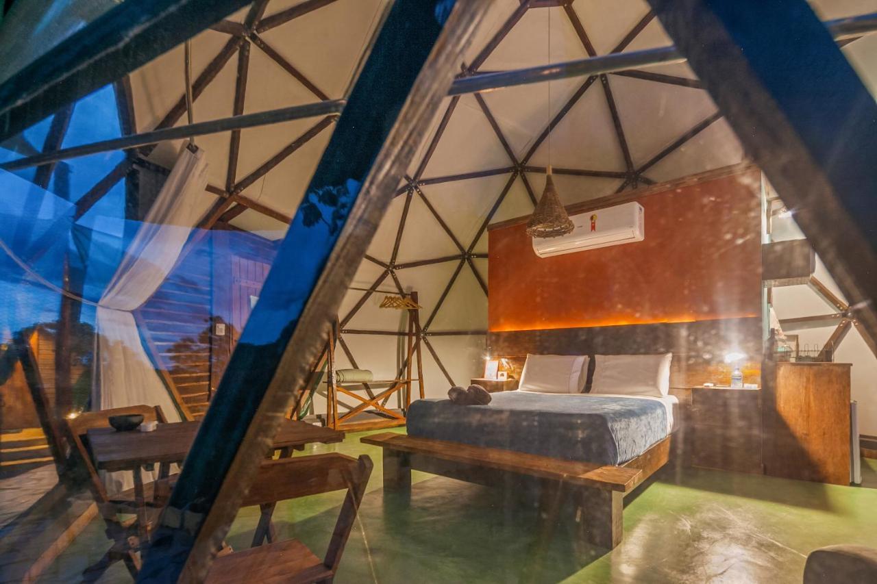 Glamping Serra Da Canastra - Casinha De Hortela - Domo Embauba Delfinópolis Zewnętrze zdjęcie